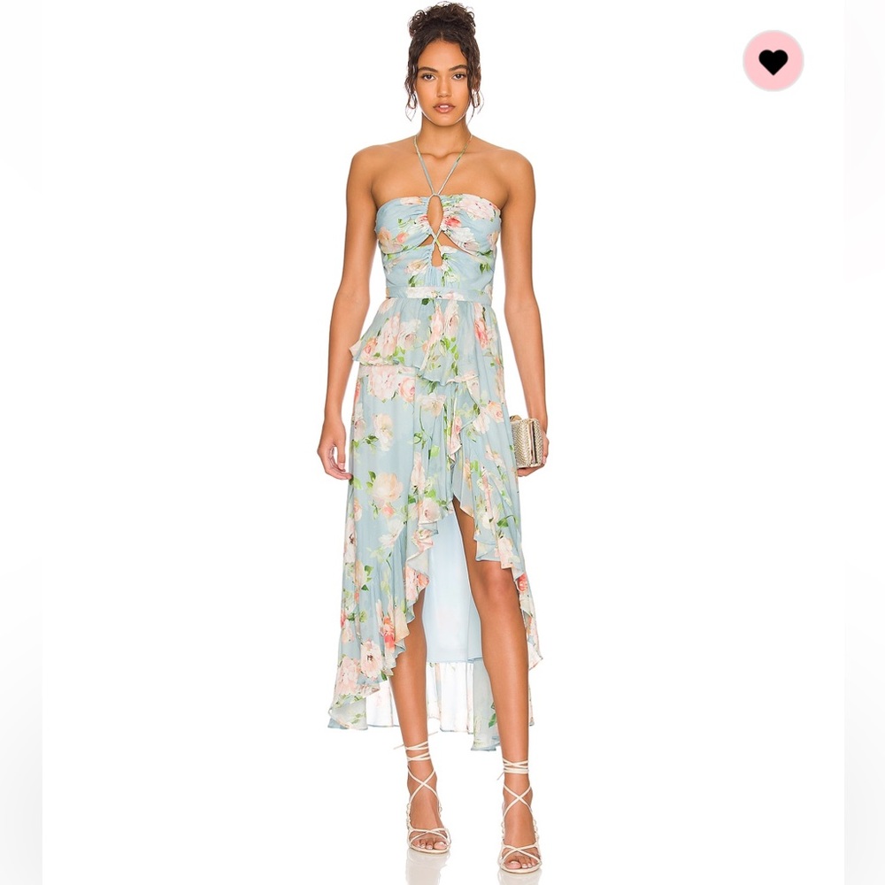 Revolve Crystal Dress in Sweet Bliss Blue